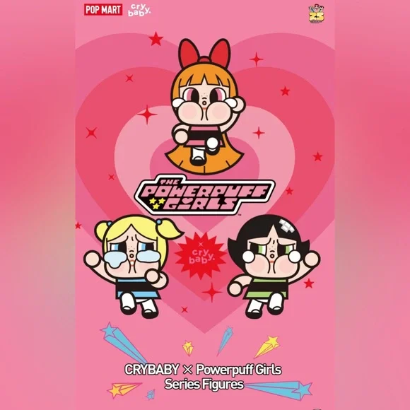 CRYBABY × Powerpuff Girls – Sleep Buttercup Vinyl Figure (Pop Mart Blind Box) 💙 - Picture 2 of 11